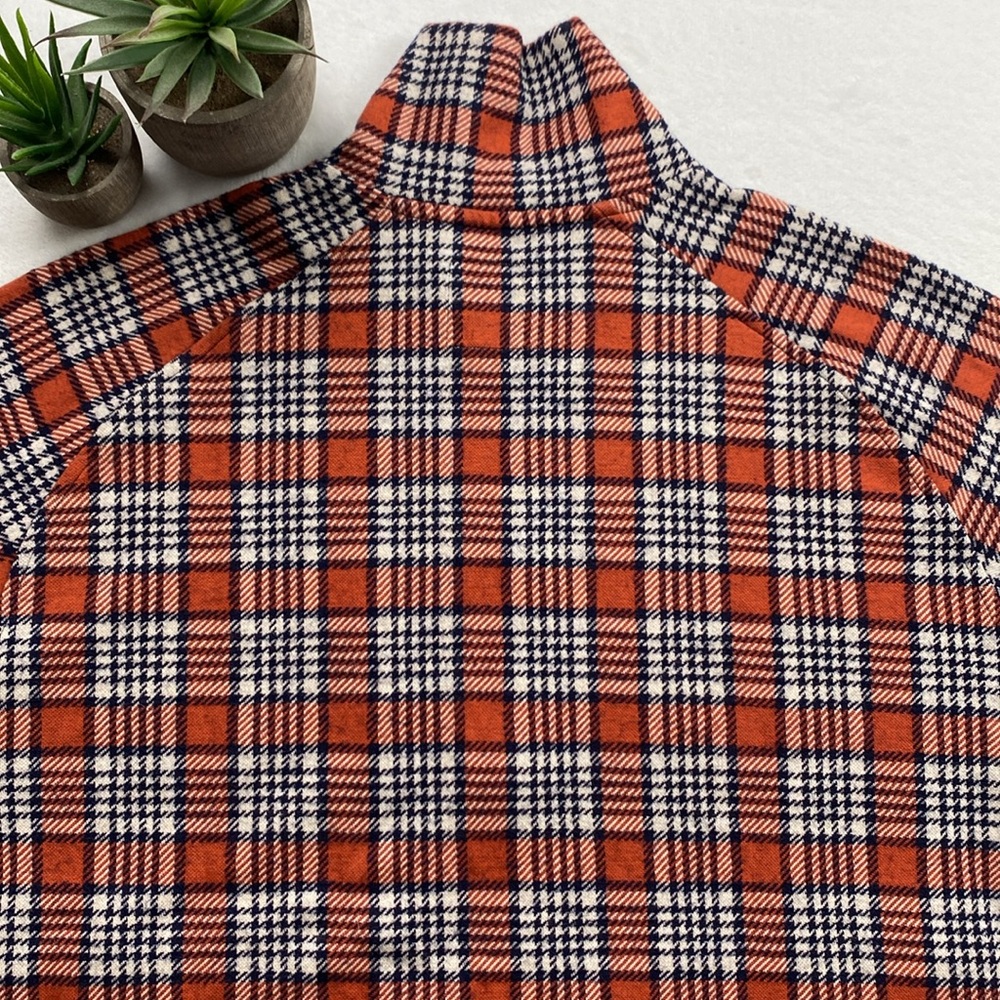 Champion x Todd Snyder Wool Blend Plaid Houndstooth Full Zip Track Jacket - Picture 7 of 16